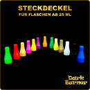 Steckdeckel fr Flaschen ab 25ml Transparent